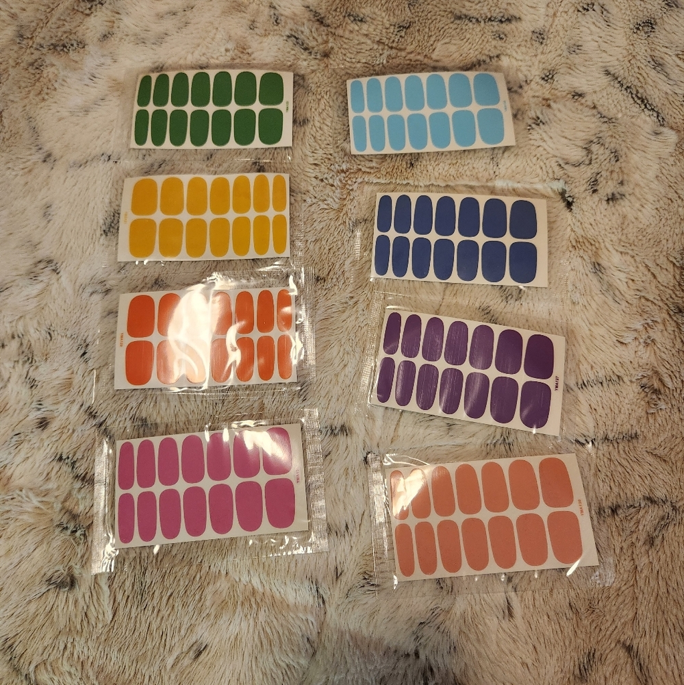 8packs of nail gels